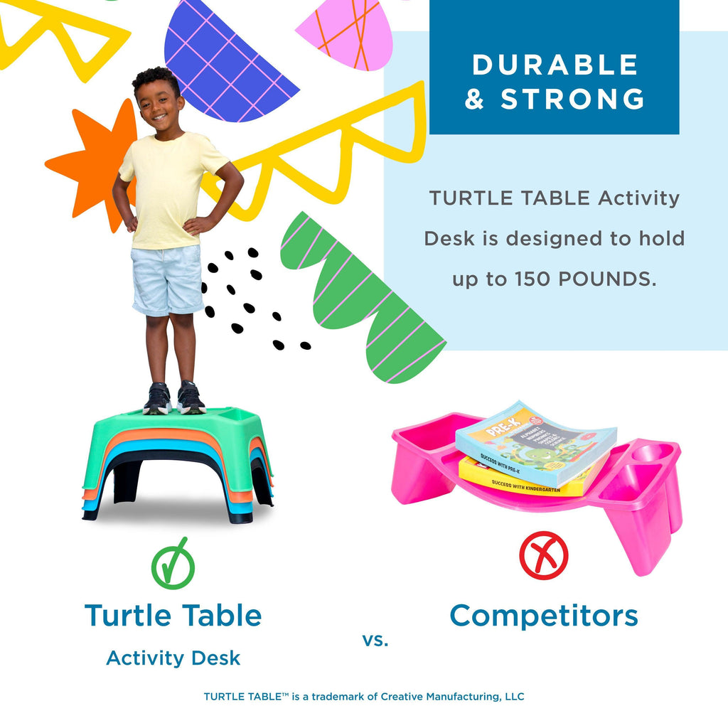 8-Pack Turtle Table® Activity Desk-Activity Table-LapGear®