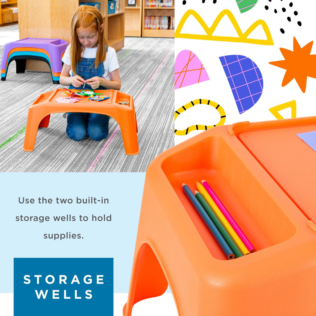 8-Pack Turtle Table® Activity Desk-Activity Table-LapGear®