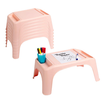 8-Pack Turtle Table® Activity Desks - Pastel - LapGear®