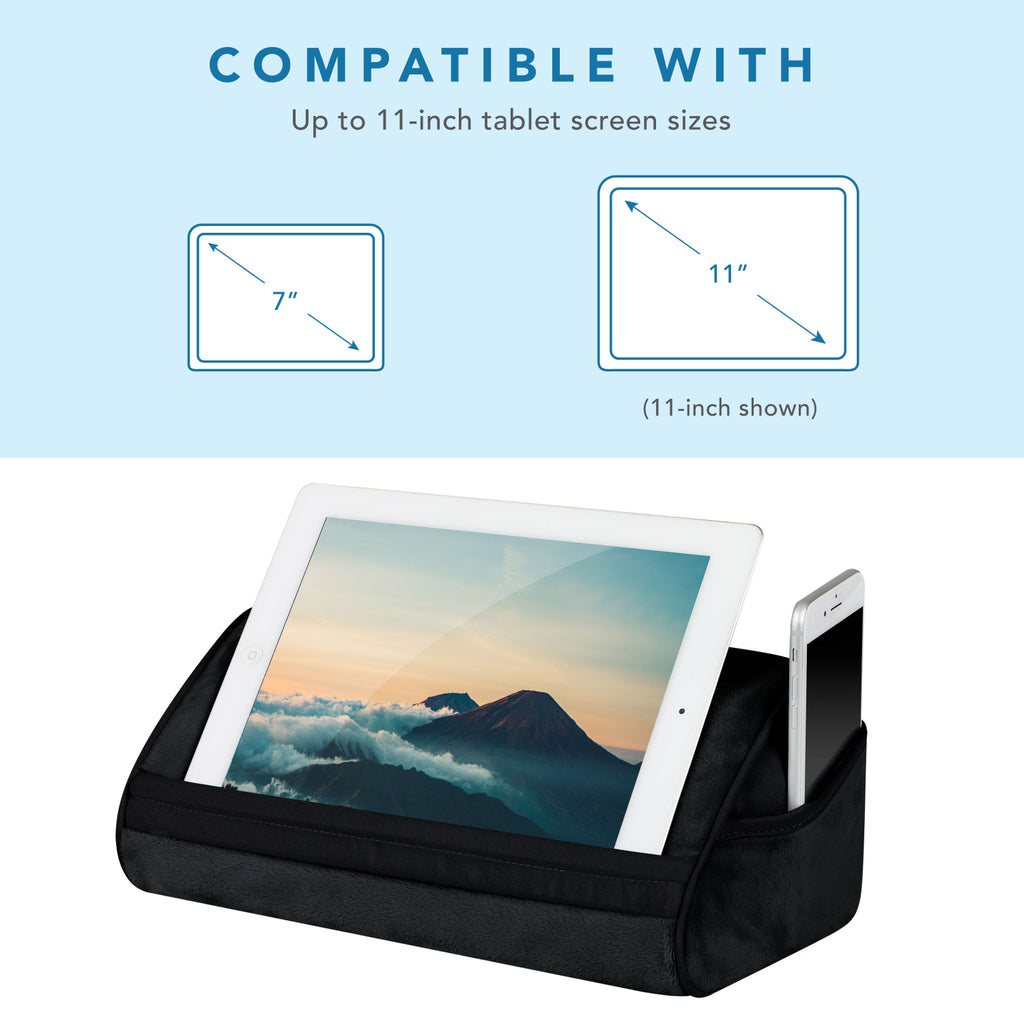 Black Tablet Pillow Compatibility 