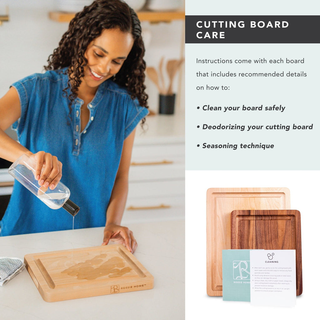 Rossie Home® Blonde Maple Wood Reversible Cutting Boards-Cutting Board-LapGear®