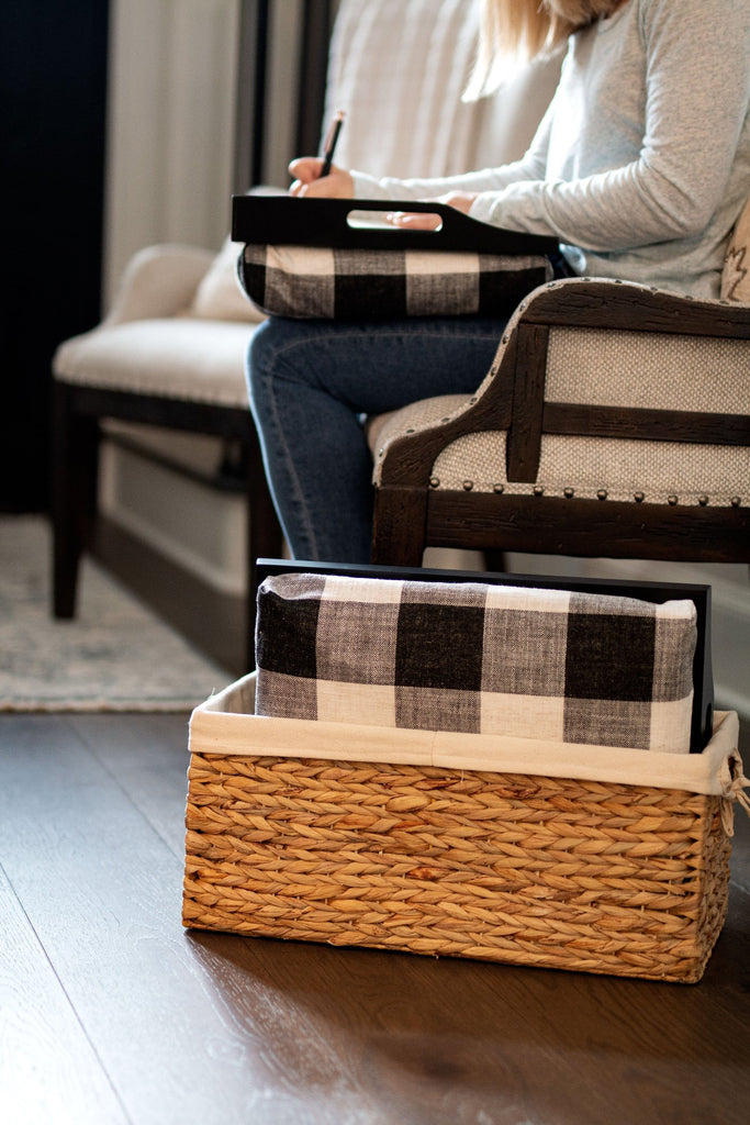 Rossie Home® Set of 2 Lap Trays with Basket-Lap Desks-LapGear®