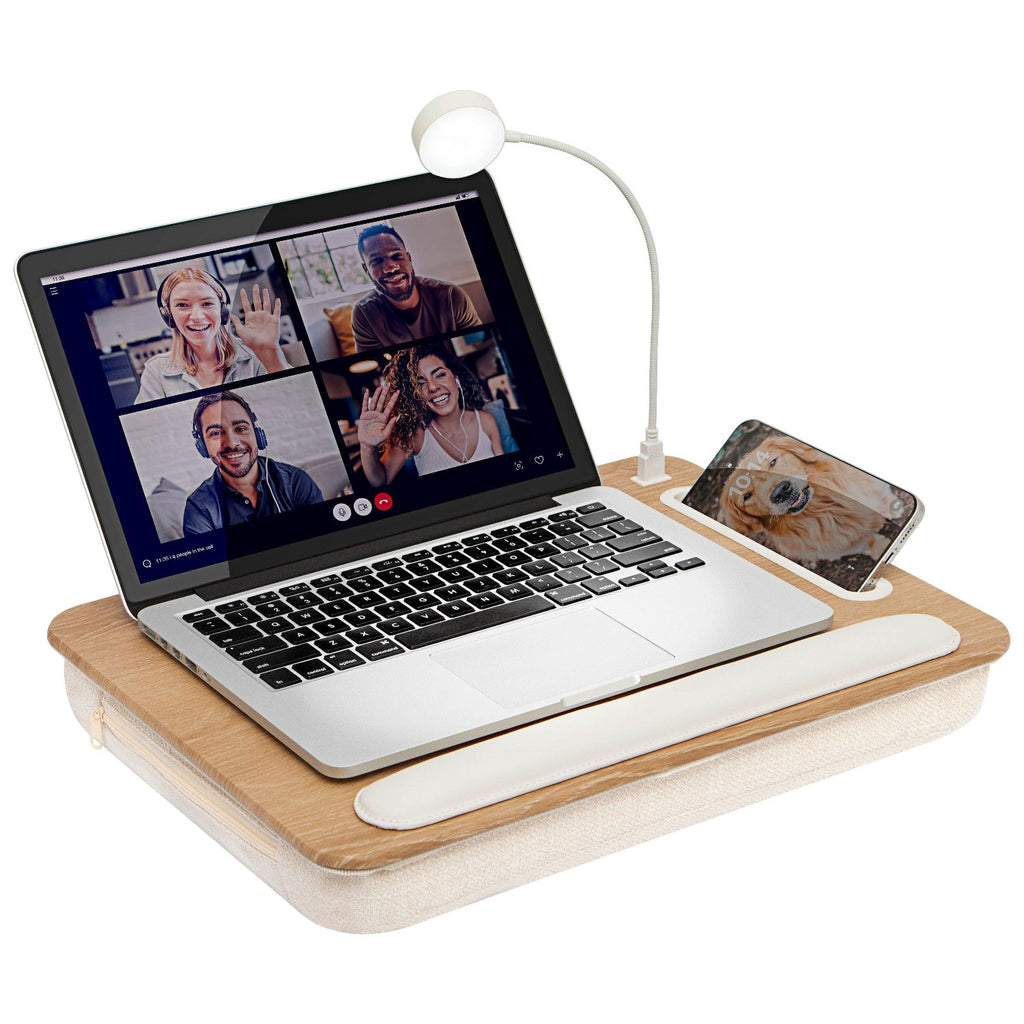 Sidekick Pro Lap Desk with LED Conference Light - LapGear®