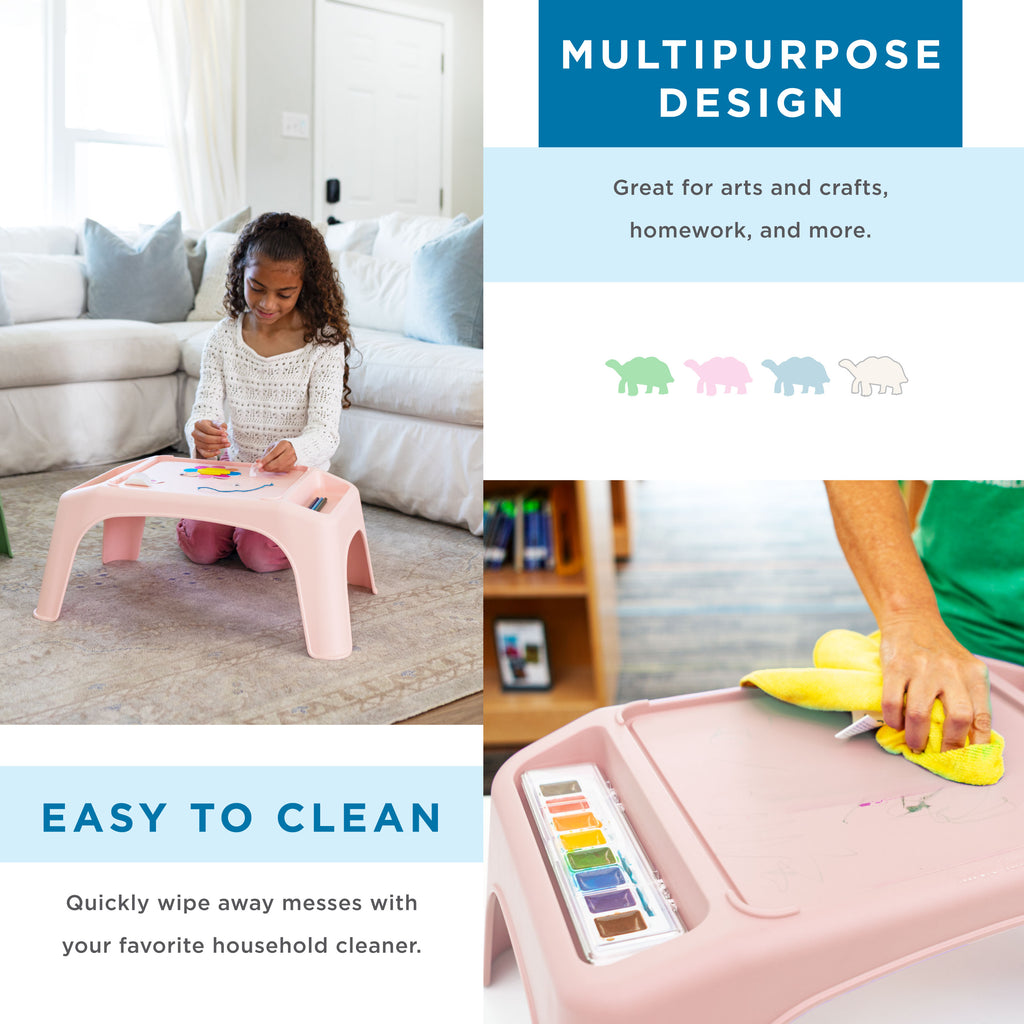 Turtle Table® Activity Desk Pastel - Single-Lap Desks-LapGear®