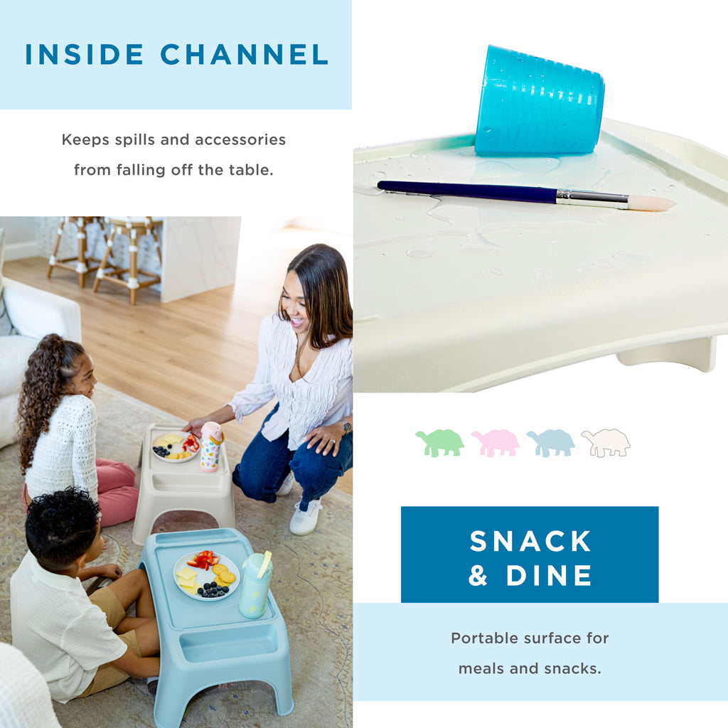 Turtle Table® Activity Desk Pastel - Single-Lap Desks-LapGear®