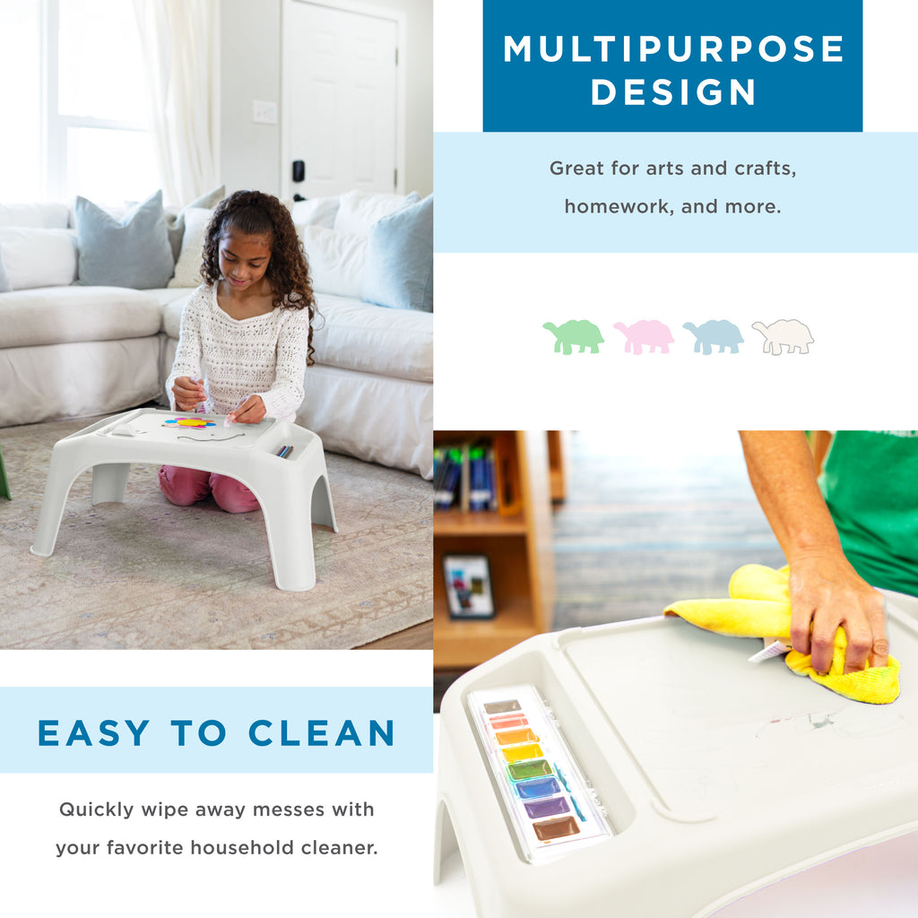 Turtle Table® Activity Desk Pastel - Single-Lap Desks-LapGear®