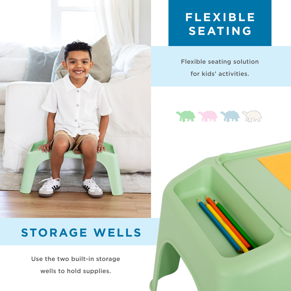 Turtle Table® Activity Desk Pastel - Single-Lap Desks-LapGear®