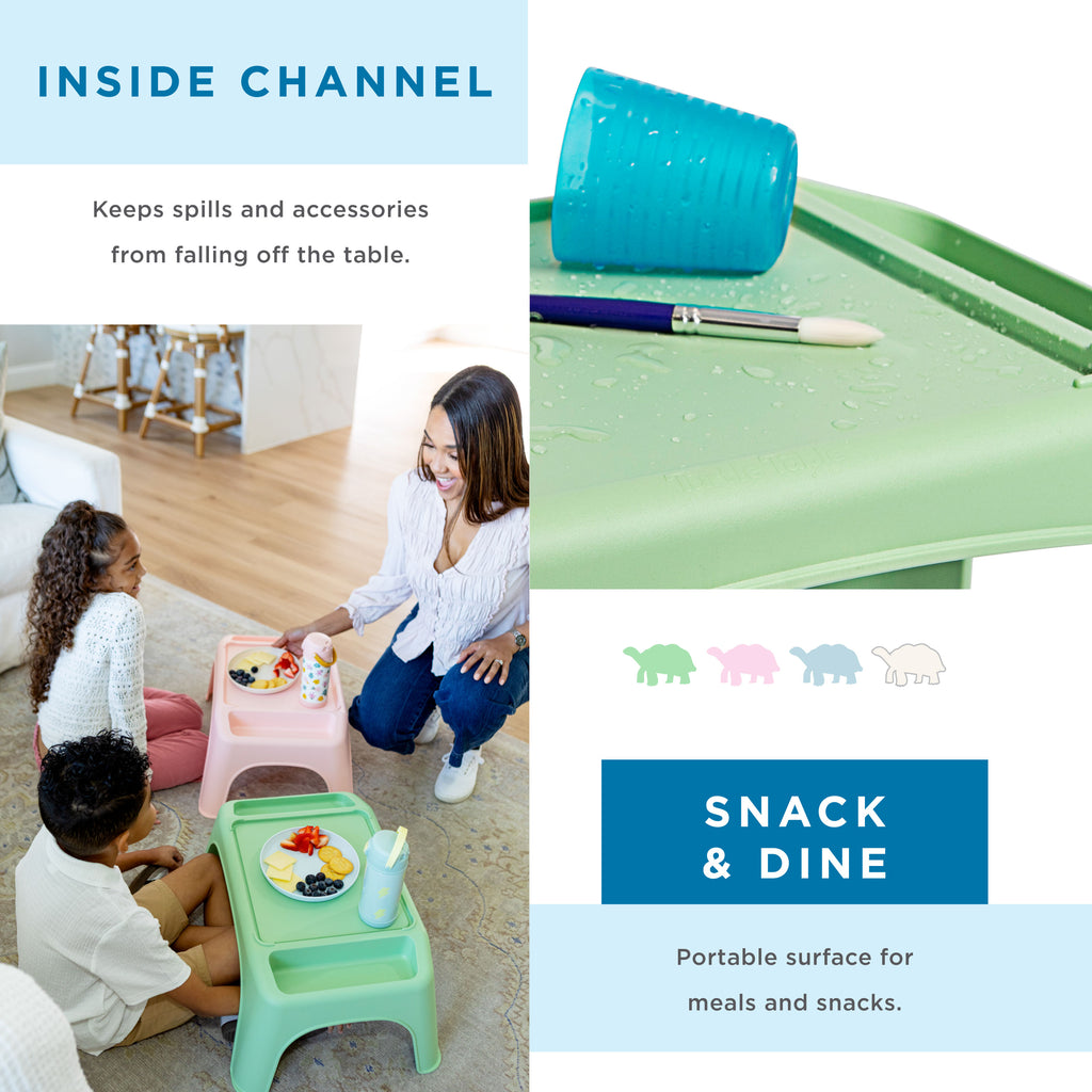 Turtle Table® Activity Desk Pastel - Single-Lap Desks-LapGear®
