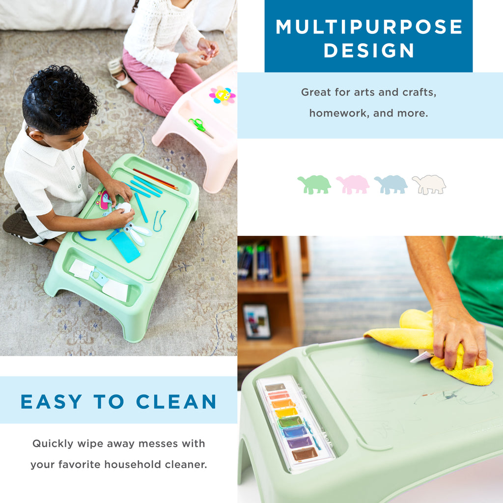 Turtle Table® Activity Desk Pastel - Single-Lap Desks-LapGear®