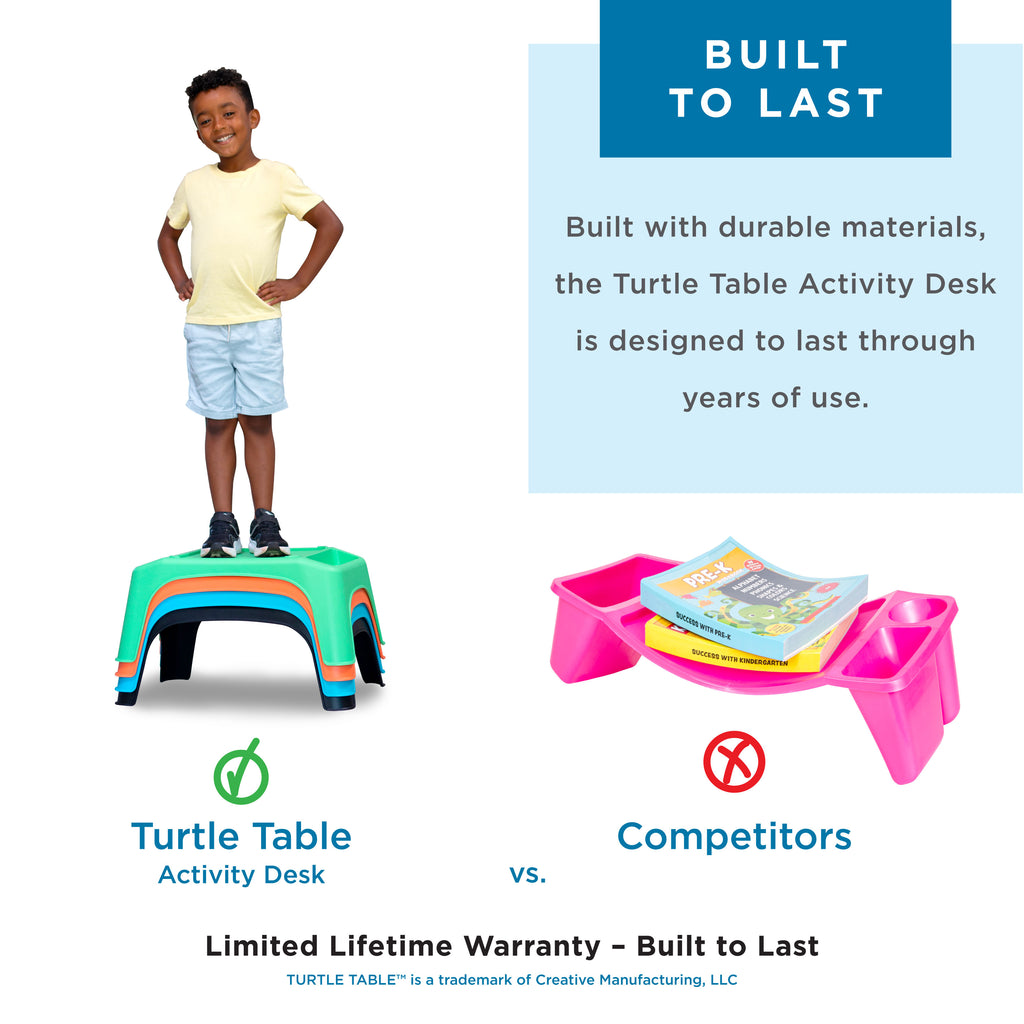 Turtle Table® Activity Desk - Single-Lap Desks-LapGear®
