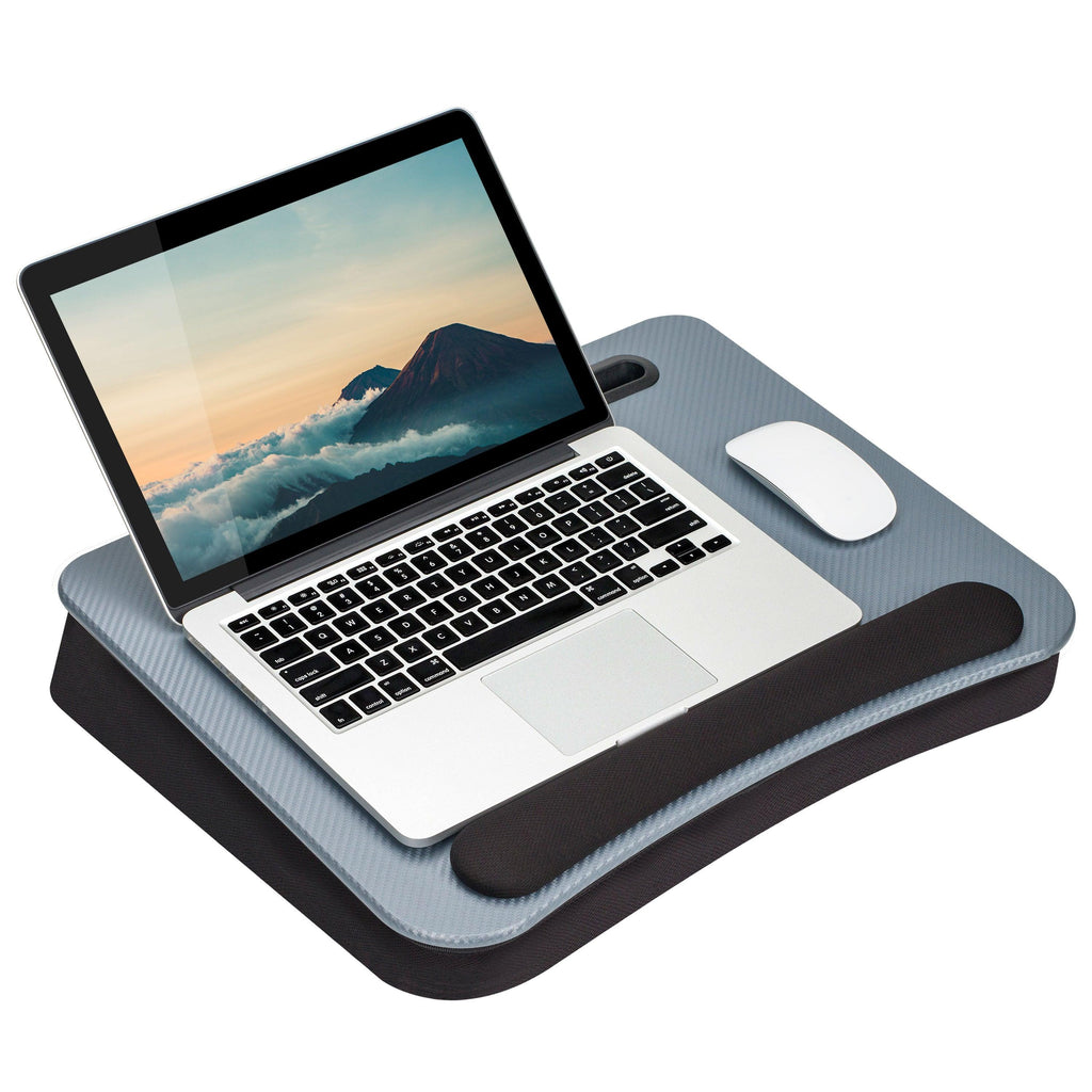 Memory Foam Lap Desk - Large, Silver Carbon - LapGear®