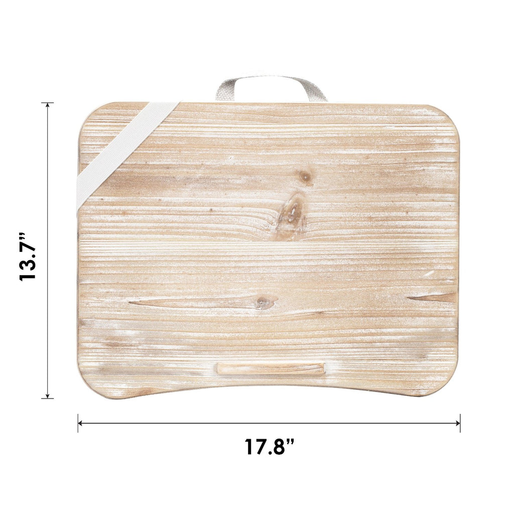 Heritage Lap Desk, White Wash-Lap Desks-LapGear®